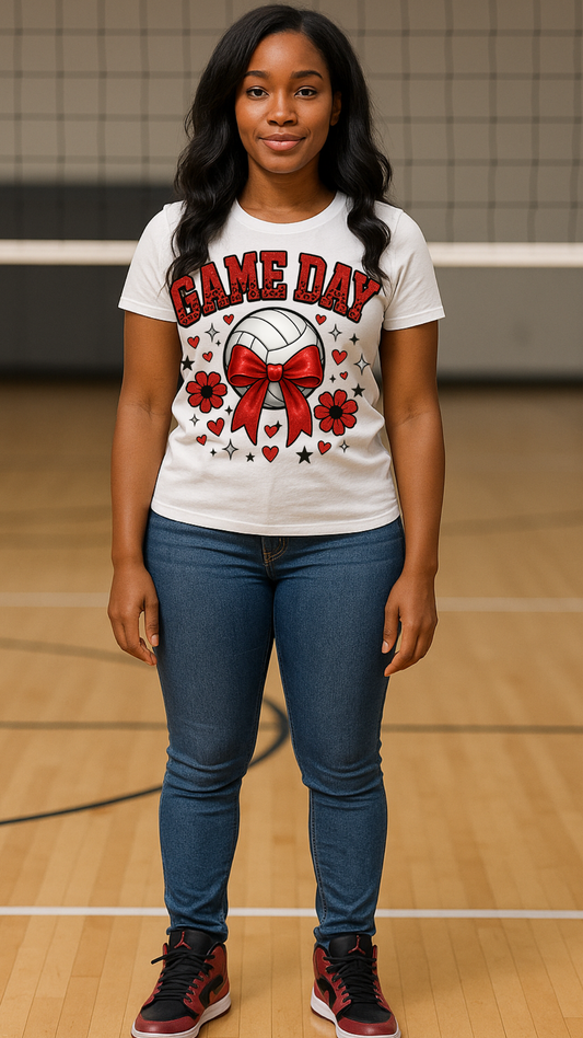 Game Day Volleyball (Red)