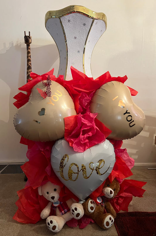 Giant Balloon/Teddy Bear Card
