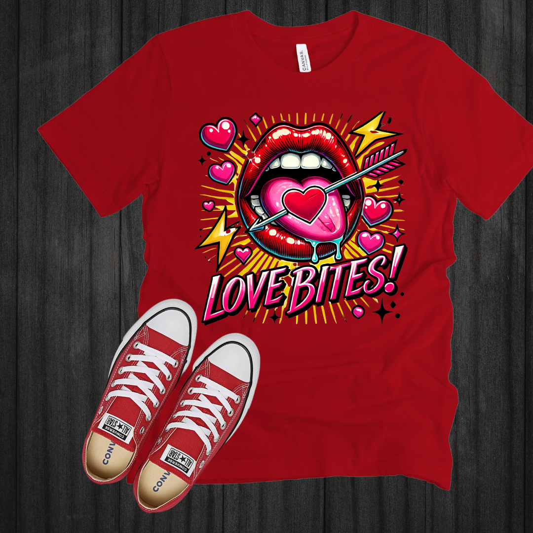 Love Bites Digital PNG Vday Design