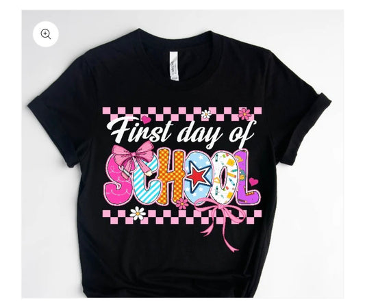 Pink First Day T Shirt