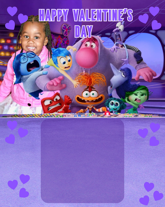 Inside Out 2 Editable Digital Vday Card