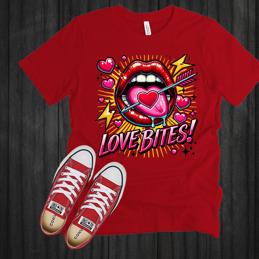 Love Bites Digital PNG Vday Design